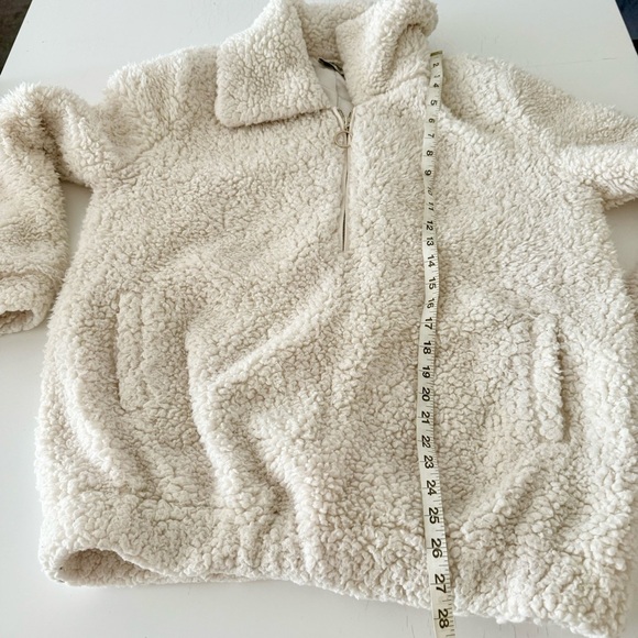 Show Me Your MuMu Kassidy Sherpa Half-Zip Sweater size S - Picture 10 of 11